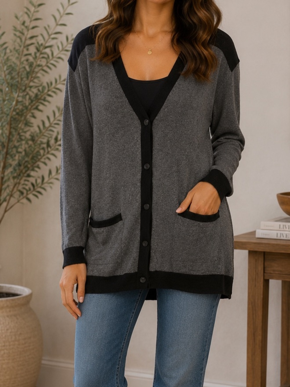 Alfani Slim Fit Cardigan Sweater